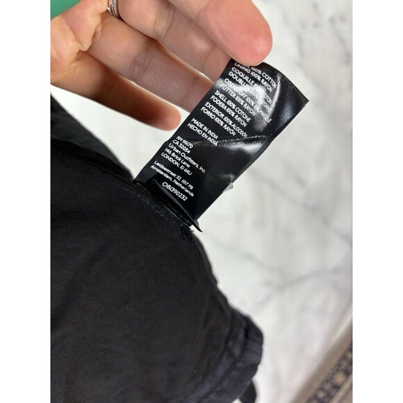 Free People Rebel Knit Moto Jacket XS zipup Black Grunge oversize We The Free - Picture 15 of 16